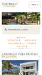 Mobile Screenshot of caribiquevillarentals.com